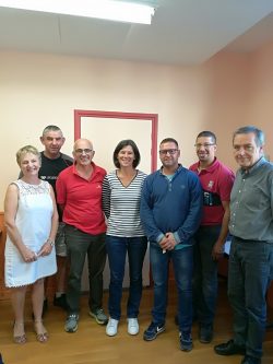 initiation menuiserie bois et alu en partenariat avec le lycée A. Aymard octobre 2018